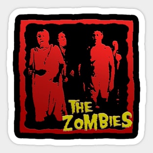 The Zombies Vintage Fanart Sticker